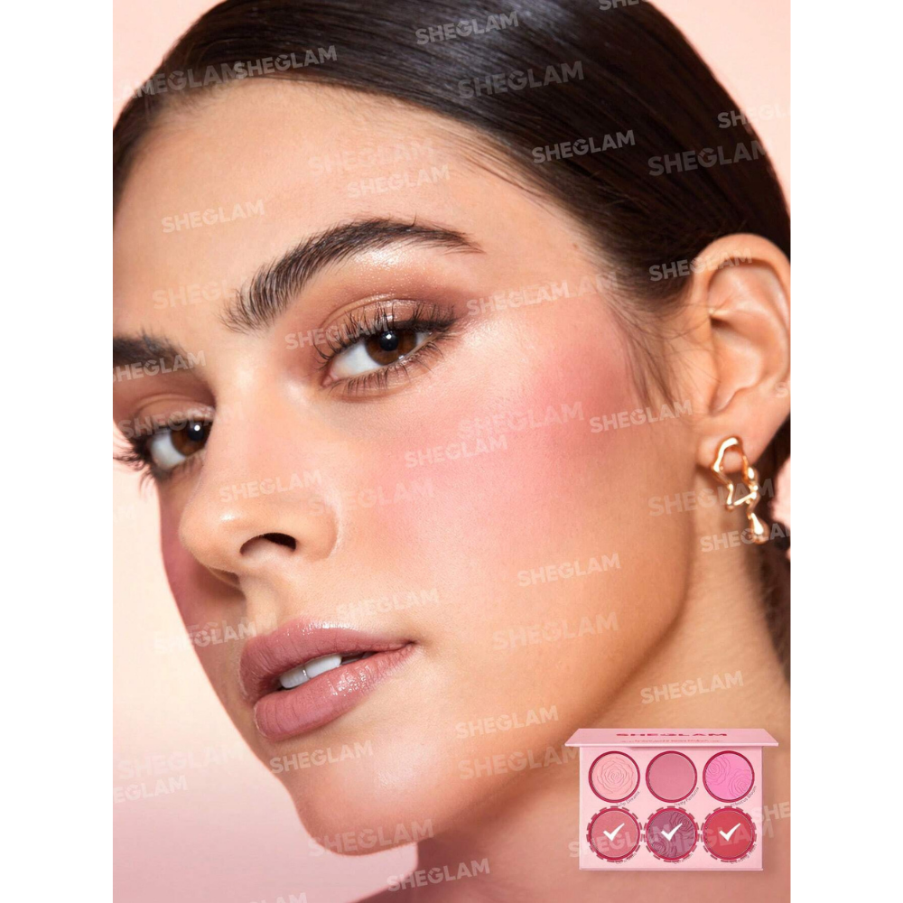 پالت رژگونه شیگلم مدل Floral Flush 17 پالت رژگونه شیگلم مدل Floral Flush